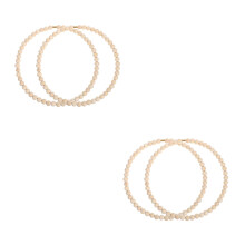 4Pièces Cercle Bois Métal Kaki Pour DIY Décor