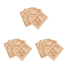 3Ensembles Kit Puzzle 3D Construction Architecturale Enfants
