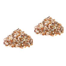 2Pièces Sable Fin Aquarium Pierre Décorative Couleurs Assorties