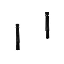 2Pcs Black PVC Bike Protective Tape Frame Protection Stickers for