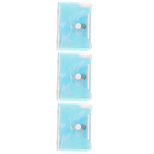 3Pcs Holographic Clear Bag Organizer Travel Sports Multi Color Holder