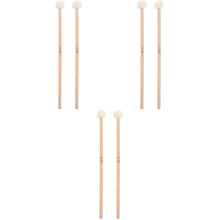 6Pcs Professional Percussion Drum Sticks Felt Head Multi-Purpose