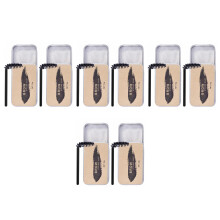 8Sets Smudge Proof Eyebrow Gel Kit with Brush Stainless Steel Box