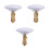 3Sets Creative Bounce Design Bathtub Drain Plug Kitchen & Bathroom Use 1