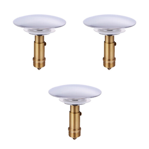 3Sets Creative Bounce Design Bathtub Drain Plug Kitchen & Bathroom Use