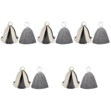 10St Stijlvolle Sauna Hoeden Comfortabel Thuis Gebruik Assorti