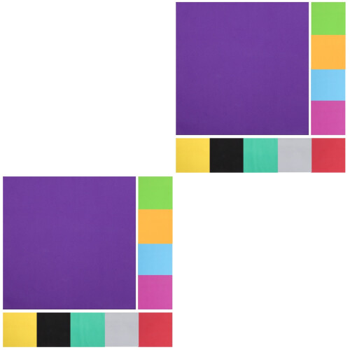 20Pcs Assorted Bright Eva Papers for DIY Scrapbooking and Handcrafting