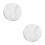 2Pcs Car Spare Tyre Covers Silver Waterproof Uv Protectors Durable 1