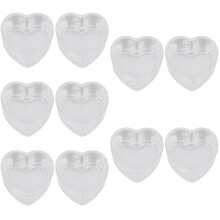 10Pcs Transparent Rat Bowls Safe Washable Hamster Water Bowls for Pets