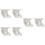 6Sets Ceramic Tea Strainer with Holder for 1