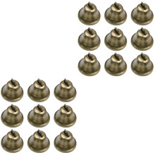 40Pcs Polished Brass Brown Hand Bells Ergonomic Handle for Parties