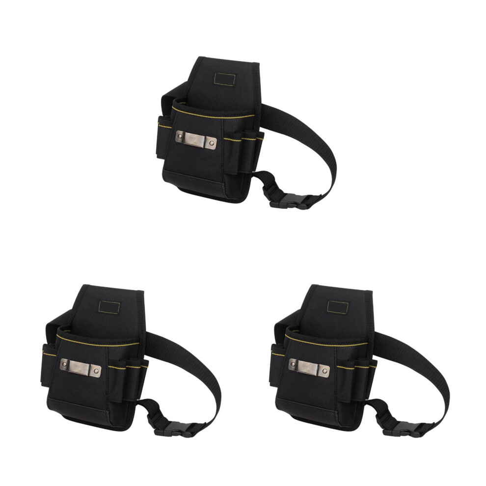3Pcs Durable Canvas Tools Belt Bag For Electricians Carpenters Farmers 3704256827912