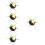 5Pièces Outil Dotting Nail Art Ergonomique Métal 1