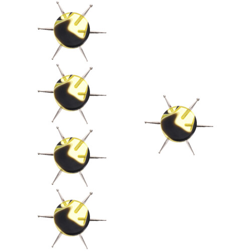 5Pièces Outil Dotting Nail Art Ergonomique Métal