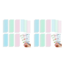 90Pièces Cartes En Plastique Pour Ruban Washi Usage Varié Couleurs