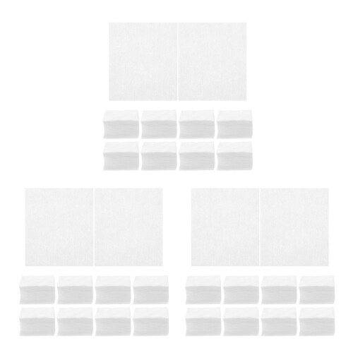 3600Pièces Lingettes Coton Douces Blanches Pour