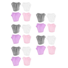 20Pièces Sous-Vêtements En Tissu Pour Poupées Colorés Accessoires Bébé