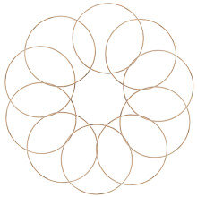 50Pcs Metal Dreamcatcher Rings for Decoration DIY Craft Hoops