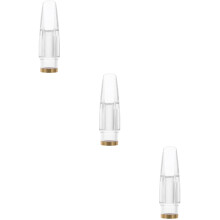 3Pcs Portable Plastic Alto Saxophone Heads White Durable Musical Parts