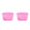 2Pièces Panier Enfant Rose Accessoire Durable Multifonction 1