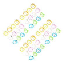 48Pcs Colorful Novelty Drinking Straw Eyeglasses Fun Party Accessories