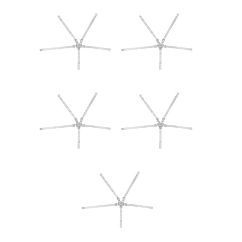 5Pièces Harnais Ajustable Chaise Bébé Sangles De Grises