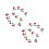 2Pcs Simulation Waxberry Model Assorted Color Decorative Fruit String 1