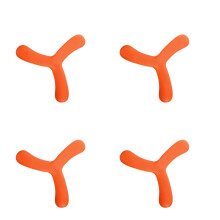 4Pièces Boomerangs Orange En Eva Volant Sécurisé Enfants