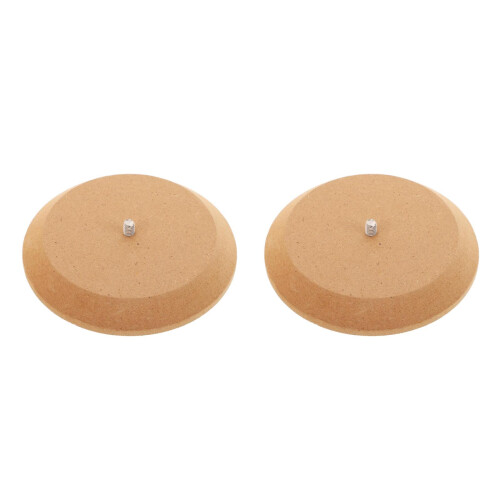 2Pièces Moules En Bois Pour Modelage Assiettes DIY