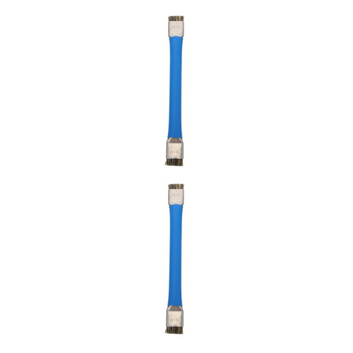 2Pcs Blue CPU Cleaning Brush Double Head Durable for Phone Motherboard