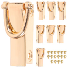 8 Pcs Bag Strap Rings Sewing Pendants Supplies Metal Making