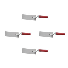 4Pcs Professional Wood Handle Stainless Steel Trowel Set for Drywall