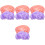 8Pièces Bonnets Satin Variés Pour Spa 5