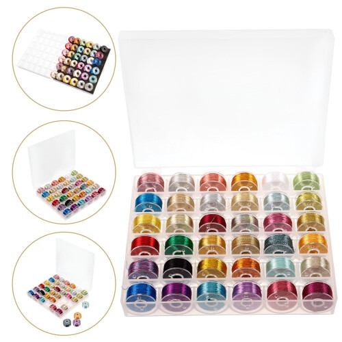 1 Set of Sewing Threads Colorful Threads Embroidery Machine Threads Crafts Sewing Threads 2