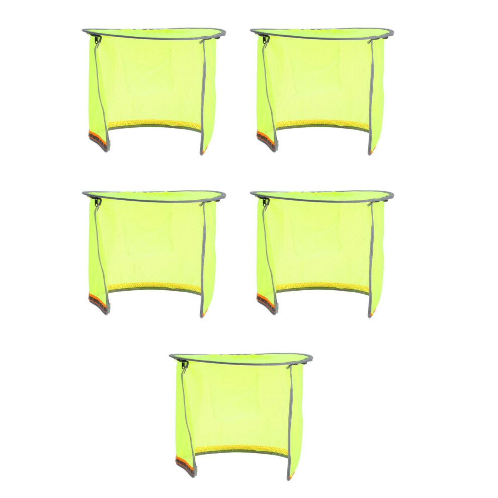 5Pcs Hard Hat Sunshade Yellow Neck Cover Full Brim Construction Gear 3704256807228