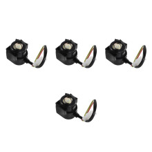 4Pièces Relais Démarreur Compatibilité Large 12V Noir