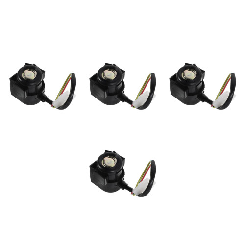 4Pièces Relais Démarreur Compatibilité Large 12V Noir