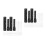 4Sets Auto Diffusor Schwarz Vent Clip Aromatherapie Zubehör 1