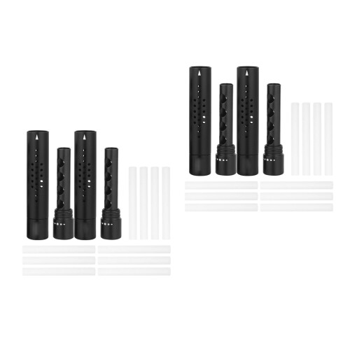 4Sets Auto Diffusor Schwarz Vent Clip Aromatherapie Zubehör