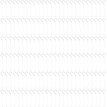 20000Pcs White Plastic Hanging Tag Cords for Clothes and Price Labels