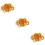 1500Pcs Orange Natural Rubber Bands for Office Packing Elastic 1