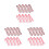 168Pièces Décorations Papier Rouge Pour Sucettes D'enfants 1