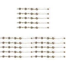 15Pcs Alloy Charm Pendant Set Golden DIY Jewelry Cork Base Accessories