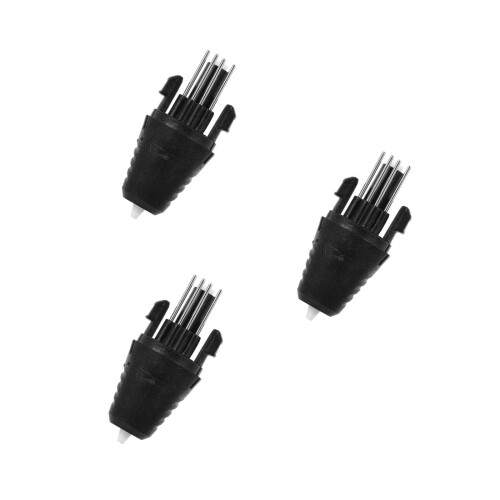 3Pièces Embouts Stylo 3D Noir En Plastique Durable Pour Impression