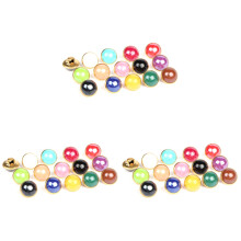 360Pcs Pearl Buttons Assorted Color Copper Base for Sewing DIY Crafts