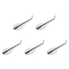 5Pièces Harpe Buccale Métal Argenté Instrument National Débutant