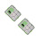 2 Pcs Fishing Gear Storage Box Grid Handle Pp Resin Matte 1