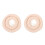 2Pièces Collier Conique Chat Beige Protection Doux Coton PP Résistant 1
