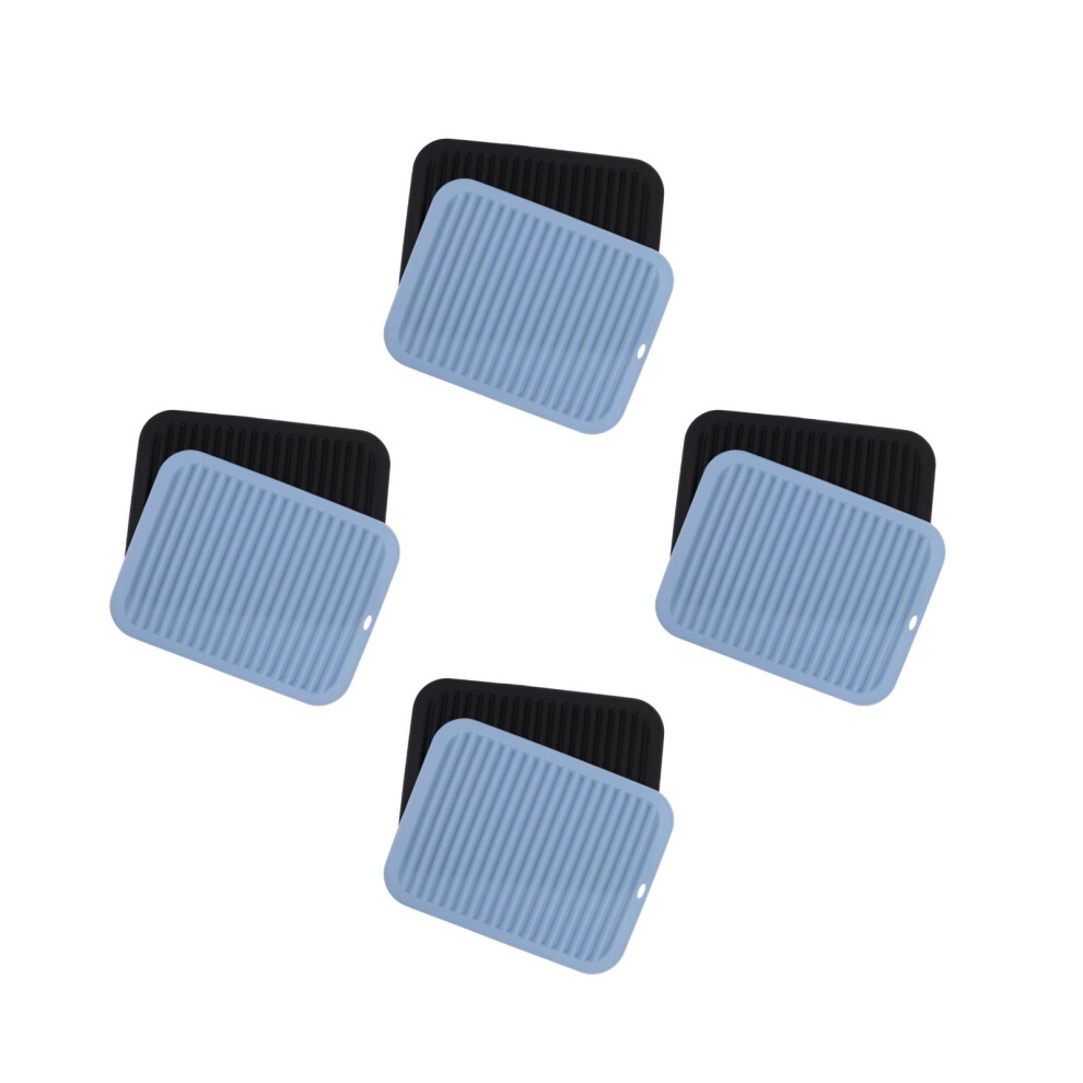 Photos - Hair Pin / Headband / Elastic Hair Tie 8Pcs Durable Silicone Heat Resistant Mats with Non-Slip Base for Home