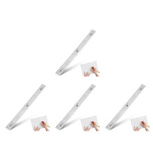 4Pièces Règle Position Métal Argent Outil Animation 3 Broches
